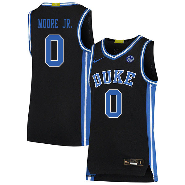 2020 Men #0 Wendell Moore Jr. Duke Blue Devils College Basketball Jerseys Sale-Black